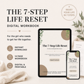 2026 The 7-Step Life Reset | Digital Workbook for Habits, Organisation & Weekly Reset